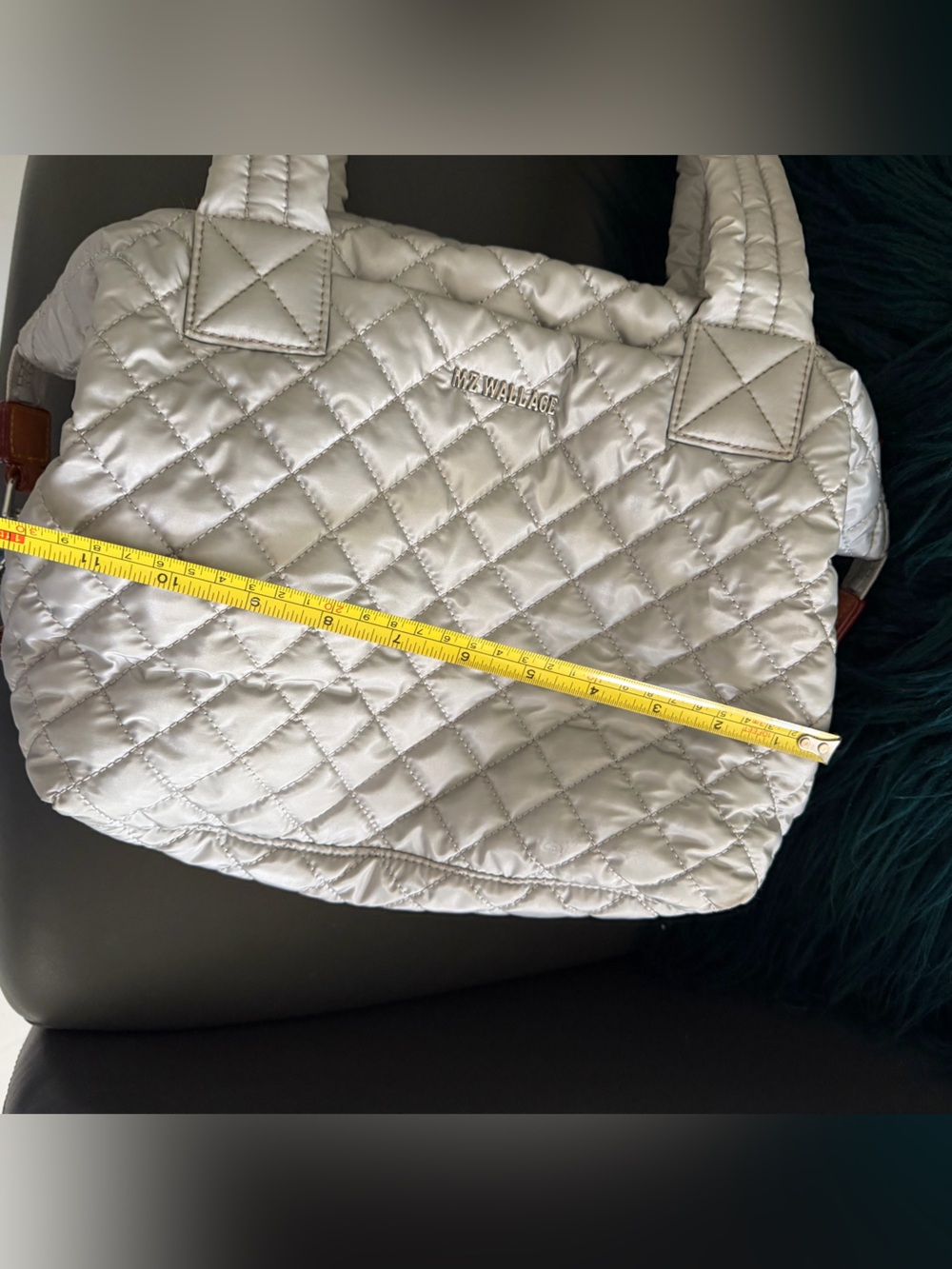 MZ Wallace Gray Medium Tote Bag - Picture 7 of 17